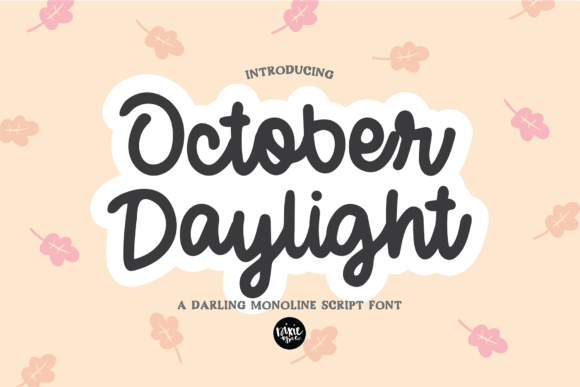 October Daylight Font Poster 1
