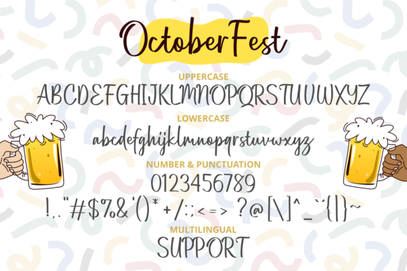 October Fest Font Poster 5