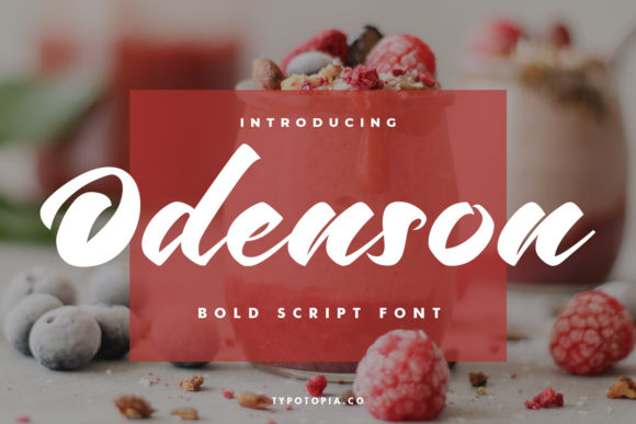 Odenson Font Poster 1