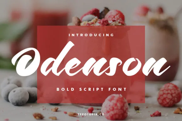 Odenson Font Odenson Font Poster 1