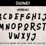 Ogowey Font Poster 6