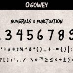 Ogowey Font Poster 10