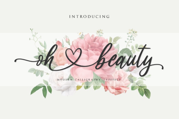 Oh Beauty Font Poster 1