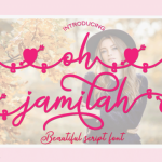 Oh Jamilah Font Poster 1