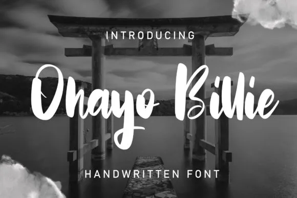 Ohayo Billie Font Ohayo Billie Font Poster 1