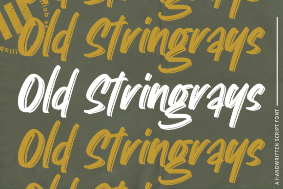 Old Stringrays Font Poster 1
