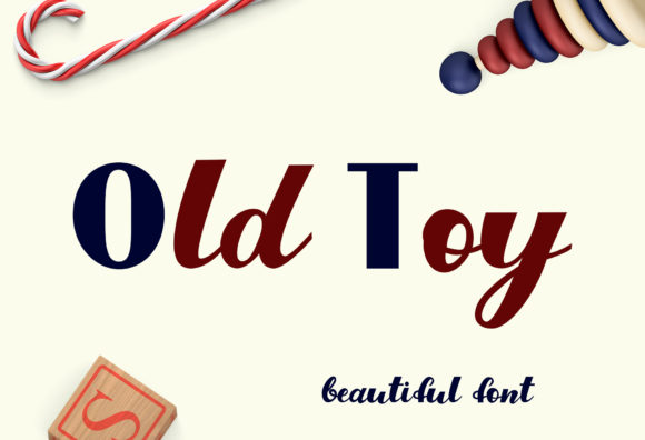 Old Toy Font Poster 1