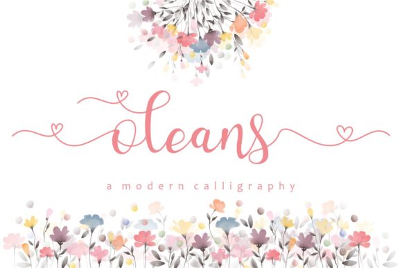 Oleans Font Poster 1