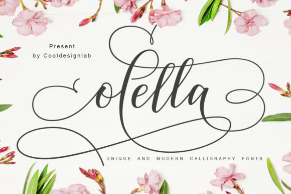 Olella Font Poster 1