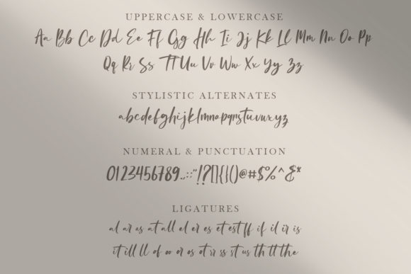 Oliver Blush Font Poster 15