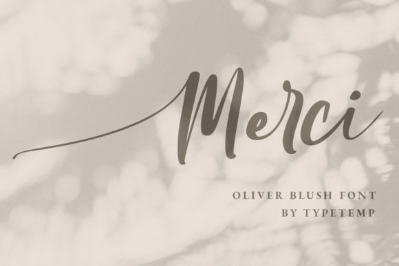 Oliver Blush Font Poster 18