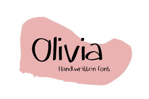 Olivia Font Olivia Font Poster 1