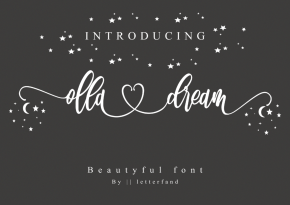 Olla Dream Font Poster 1