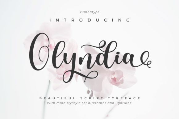 Olyndia Font Poster 1