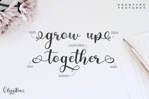 Olyndia Font Poster 4