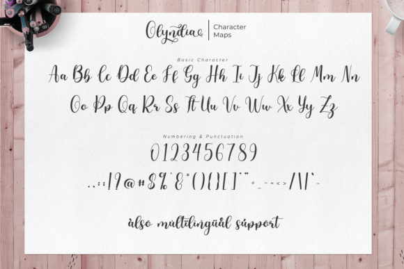 Olyndia Font Poster 7