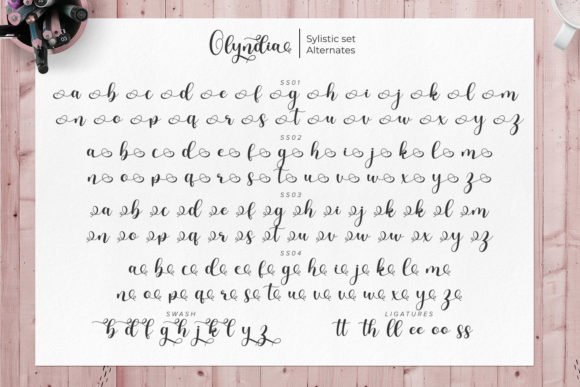 Olyndia Font Poster 8