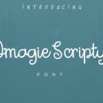 Omagie Scripty Font Poster 1