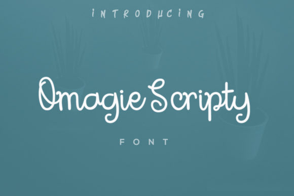 Omagie Scripty Font Poster 1