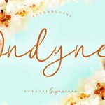 Ondyne Font Poster 1