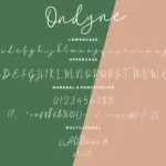 Ondyne Font Poster 7