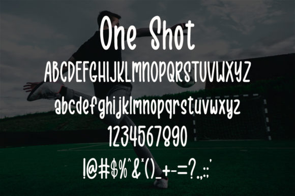 One Shot Font Poster 5