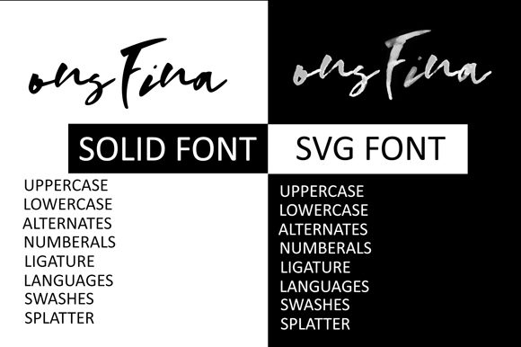 OnsFina Font Poster 8