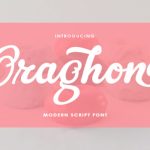 Oraghon Font Poster 1