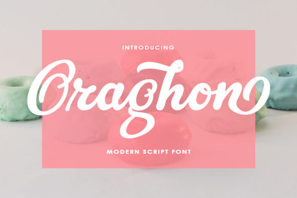 Oraghon Font Poster 1