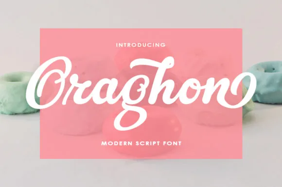 Oraghon Font Oraghon Font Poster 1