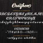 Oraghon Font Poster 9