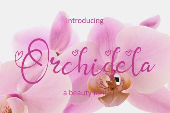 Orchidela Font Poster 1