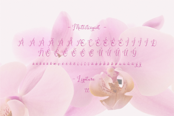 Orchidela Font Poster 11