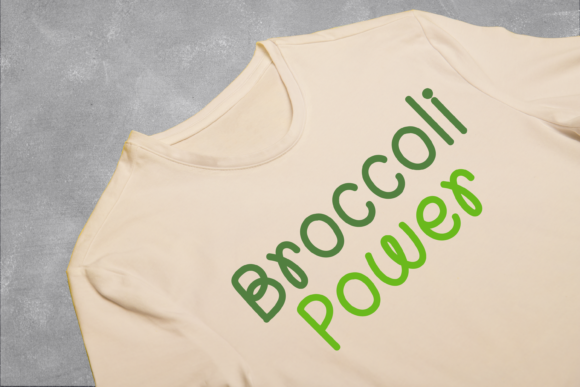 Organic Veggies Font Poster 6