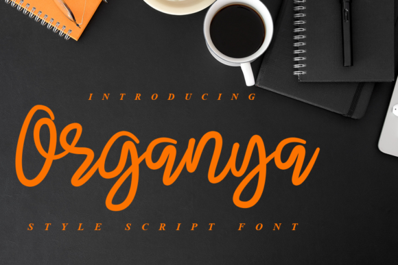 Organya Font Poster 1