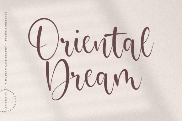 Oriental Dream Font Poster 1