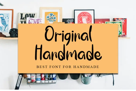 Original Handmade Font Original Handmade Font Poster 1