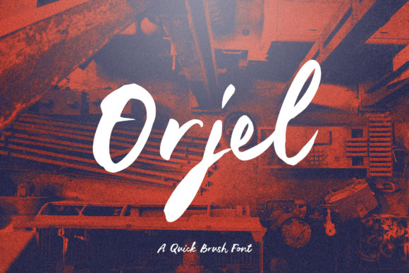 Orjel Font Poster 1