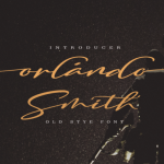 Orlando Smith Font Poster 1