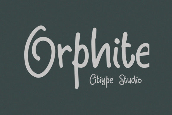 Orphite Font Poster 1