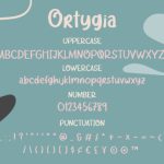 Ortygia Font Poster 3