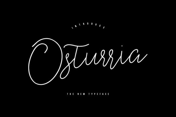Osturria Font Poster 1