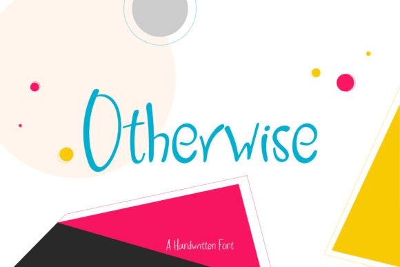 Otherwise Font Poster 1