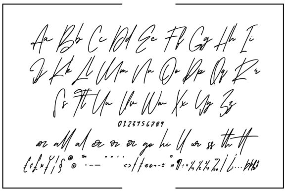 Oturllis Font Poster 8