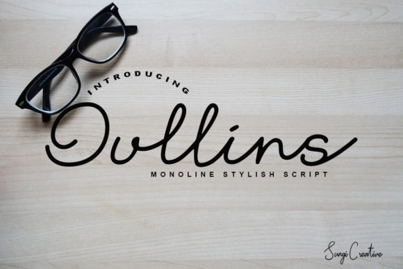 Oullins Font Poster 1