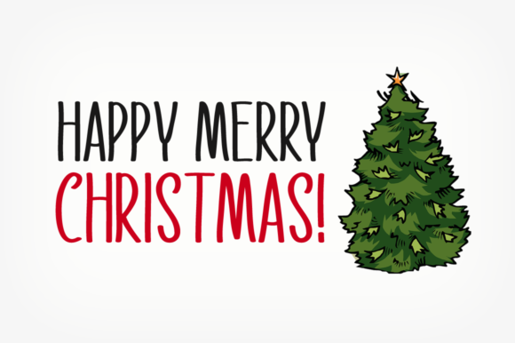 Our Santa Font Poster 3
