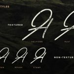 Outdoors Signature Font Poster 10