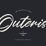 Outeris Font Poster 1