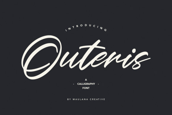 Outeris Font Poster 1