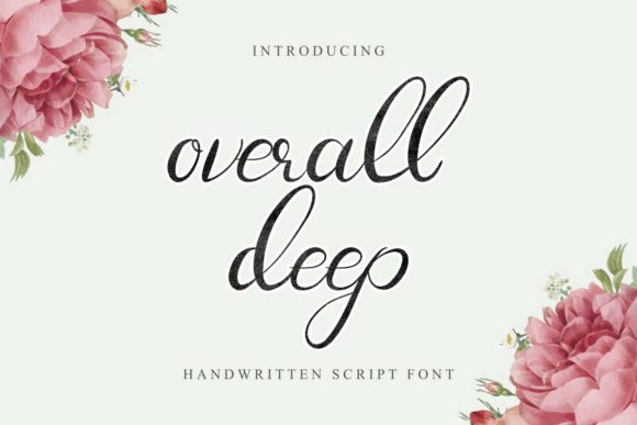 Overall Deep Font Poster 1